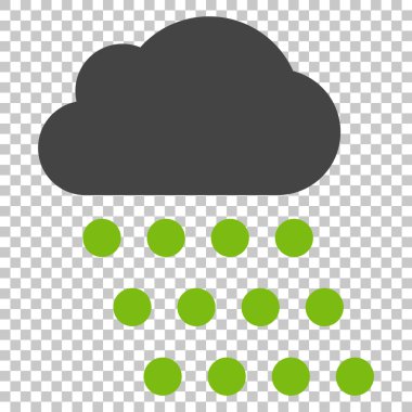 yağmur bulutu vektör simgesi