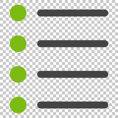 Öğeleri vektör simgesi