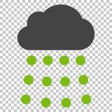 yağmur bulutu vektör simgesi