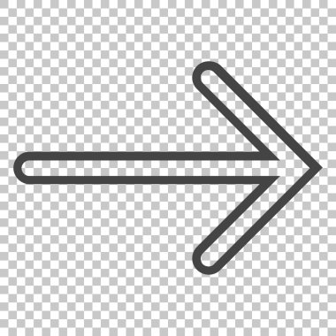 ok sağ vektör simgesi