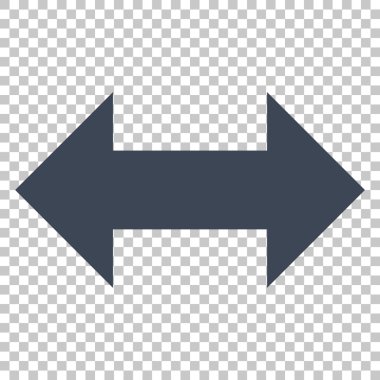 Yatay Exchange okları vektör simgesi