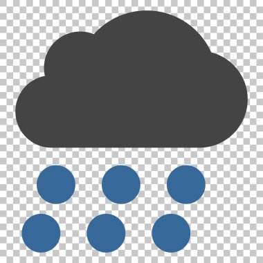 yağmur bulutu vektör simgesi