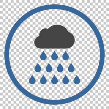 yağmur bulutu vektör simgesi