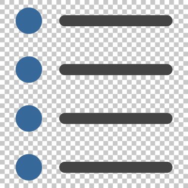 Öğeleri vektör simgesi