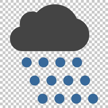 yağmur bulutu vektör simgesi