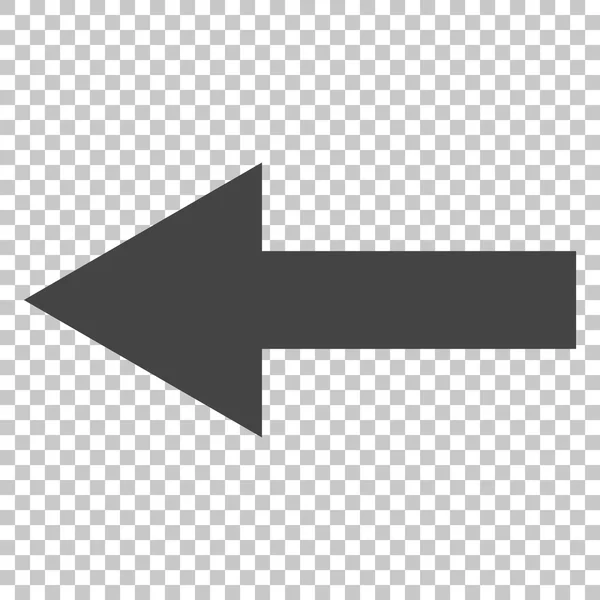 Flecha izquierda Vector icono — Archivo Imágenes Vectoriales