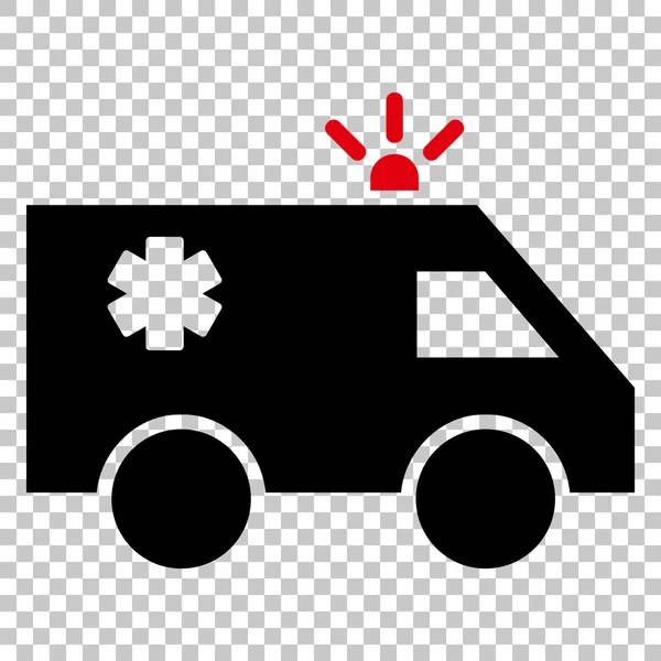 Icono del vector del coche de emergencia — Vector de stock