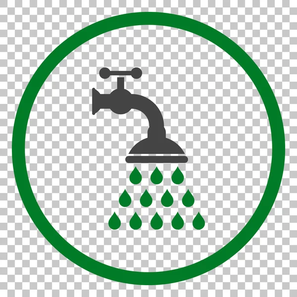 Vektor-Symbol für den Duschhahn — Stockvektor