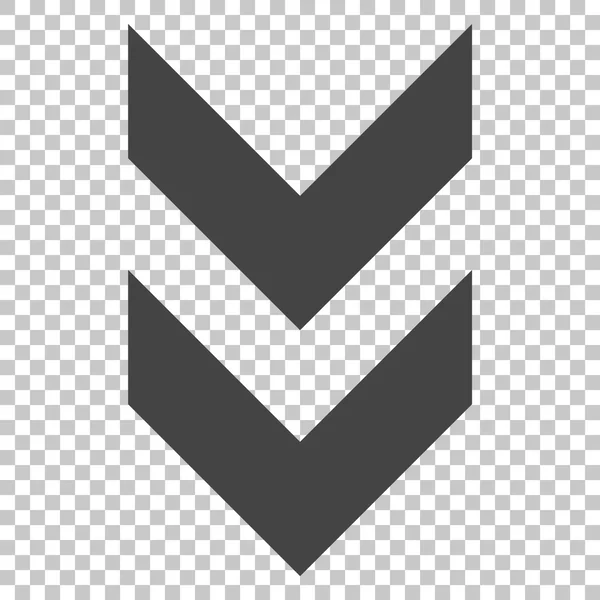 Vektor-Symbol nach unten verschieben — Stockvektor