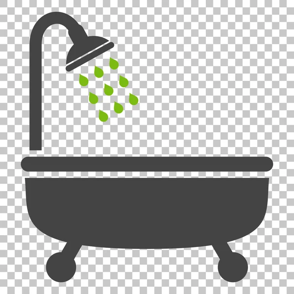Vector de baño de ducha Icono — Vector de stock