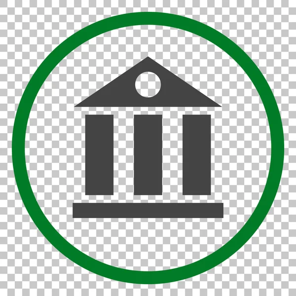 Значок вектора здания банка — стоковый вектор