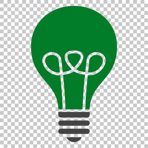 Lampe ampoule vecteur icône — Image vectorielle