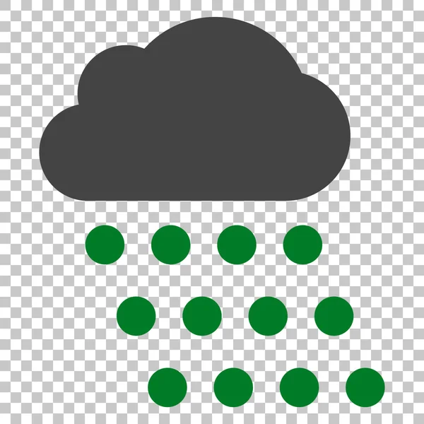 Regenwolk vector pictogram — Stockvector