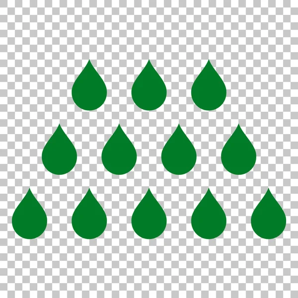 Gotas Vector Icono — Archivo Imágenes Vectoriales