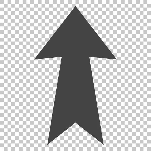 Freccia su icona vettoriale — Vettoriale Stock