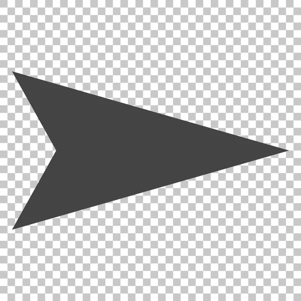 右のベクトルの矢印アイコン — ストックベクタ