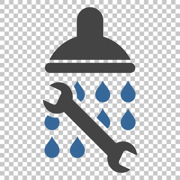 Shower Plumbing Vector Icon — Stock Vector