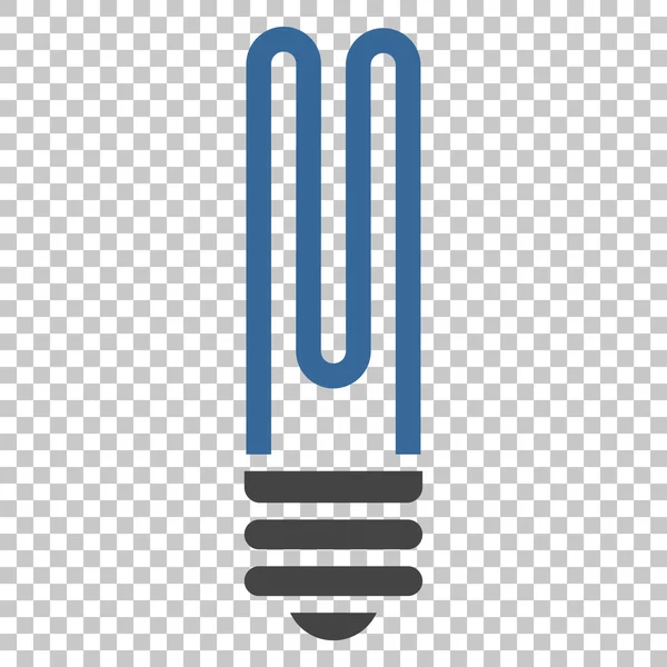 Fluorescent Bulb Vector Icon — Stock Vector