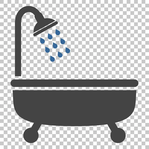 Ícone de vetor de banho de chuveiro — Vetor de Stock