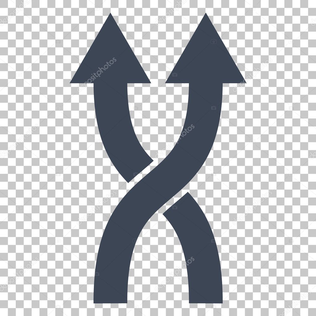 Shuffle Arrows Up Vector Icon