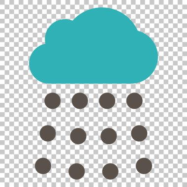 yağmur bulutu vektör simgesi