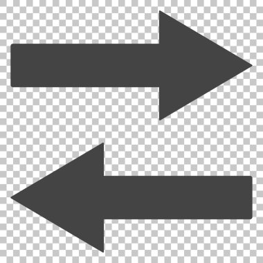 Yatay Çevir ok simge vektör