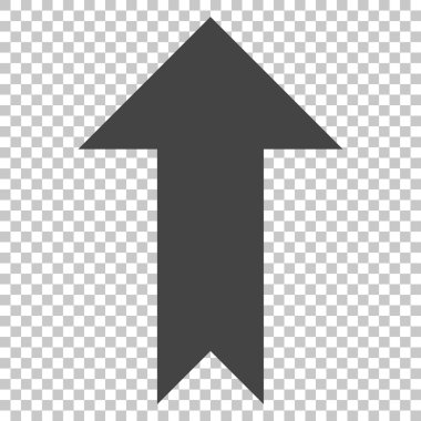 Yukarı Oklu Vektör Simgesi