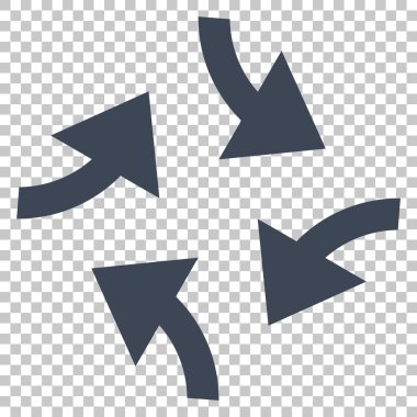 Oklar vektör simge girdap