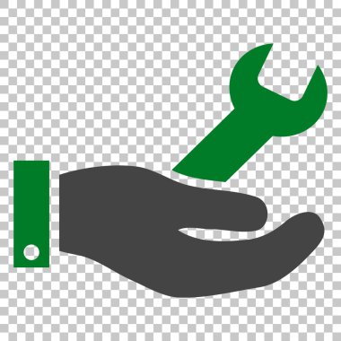 Servis vektör simgesini onar