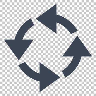 geri dönüşüm vektör simgesi