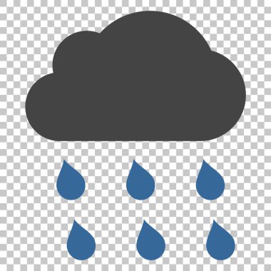 yağmur bulutu vektör simgesi