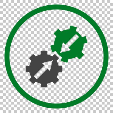 Dişli Tümleştirme vektör simgesi