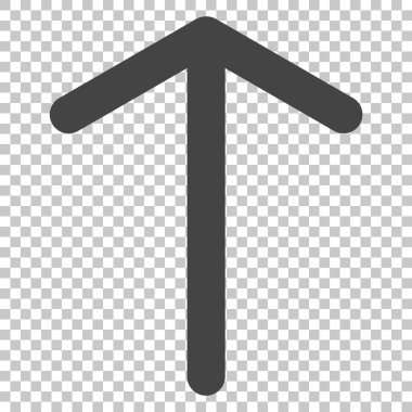 Yukarı Oklu Vektör Simgesi