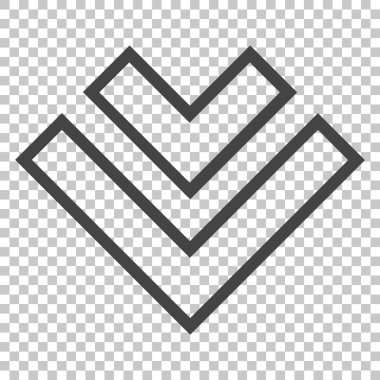 Vektör simgesi aşağı yön