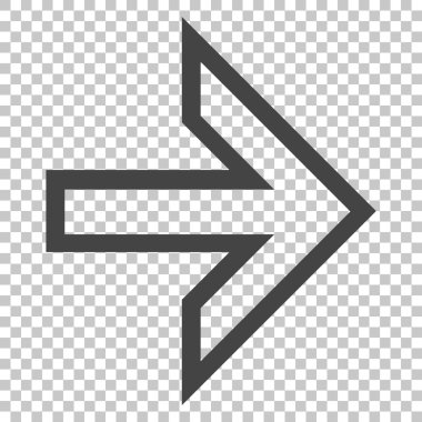 ok sağ vektör simgesi