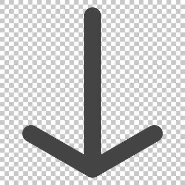 ok aşağı vektör simgesi