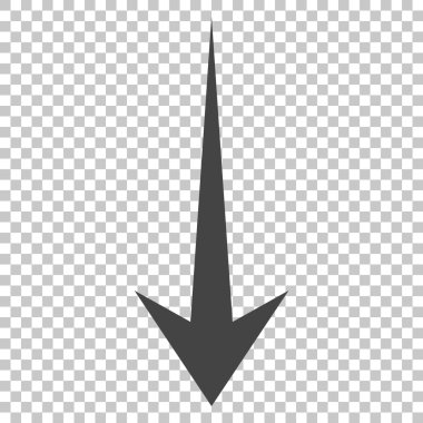 ok aşağı vektör simgesi