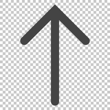 Yukarı Oklu Vektör Simgesi