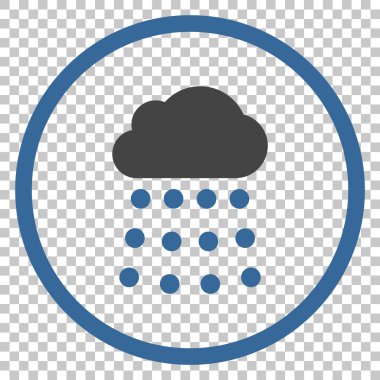 yağmur bulutu vektör simgesi