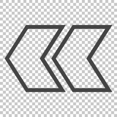 Shift Sol vektör simgesi