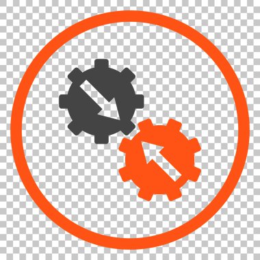 Dişli Tümleştirme vektör simgesi