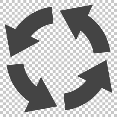 Dolaşım vektör simgesi