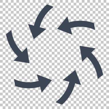 Oklar vektör simge girdap