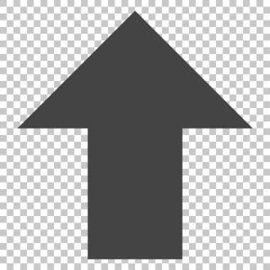 Yukarı Oklu Vektör Simgesi