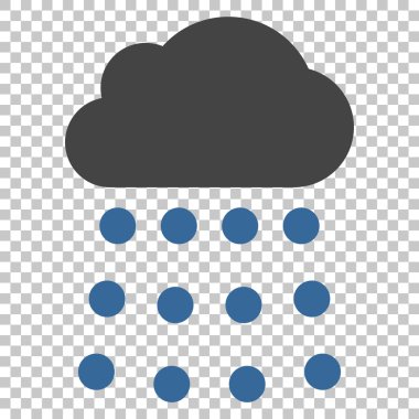 yağmur bulutu vektör simgesi