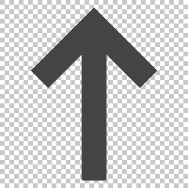 yukarı ok vektör simgesi