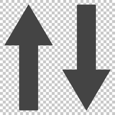 Dikey Çevir ok simge vektör