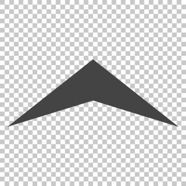 Vektör simge yukarı ok ucu