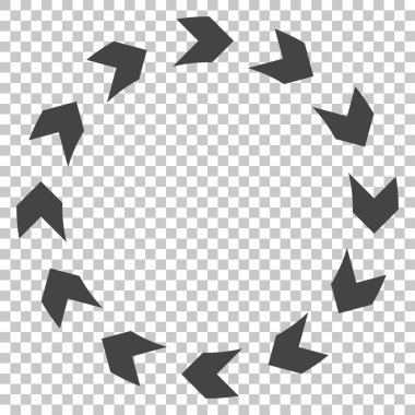 Dolaşım vektör simgesi