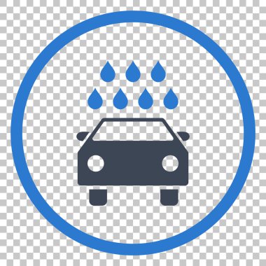 Araba duş vektör simgesi